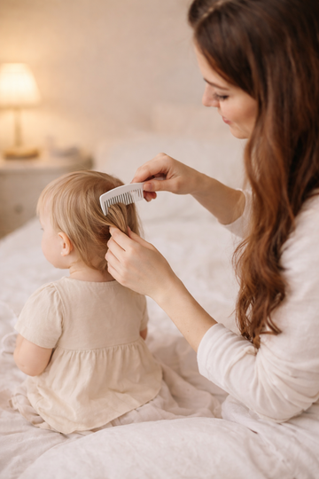 Erste Haarmomente: Berührung, Kopfhautpflege und Rituale